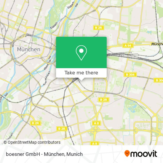 boesner GmbH - München map