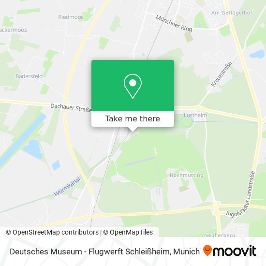 Карта Deutsches Museum - Flugwerft Schleißheim
