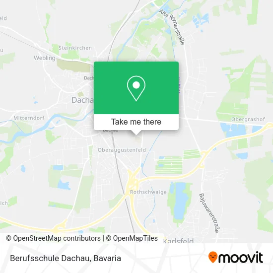 Карта Berufsschule Dachau