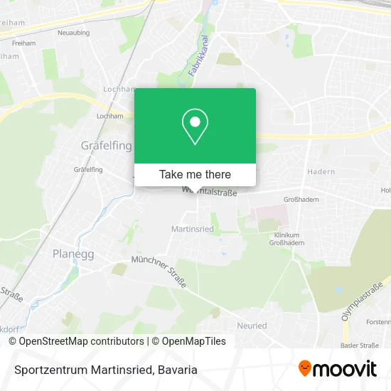 Карта Sportzentrum Martinsried
