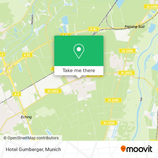 Hotel Gumberger map