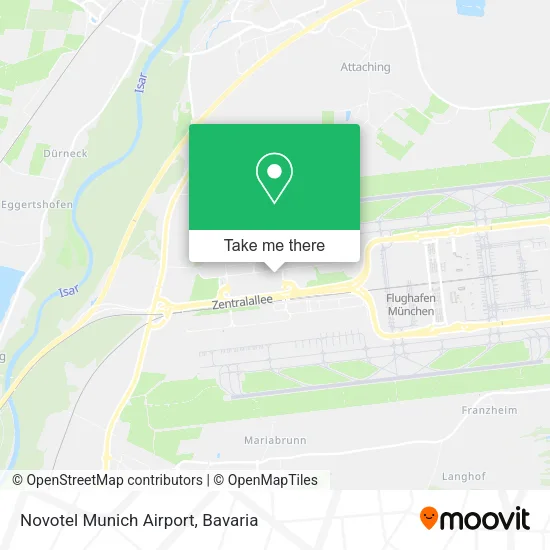 Novotel Munich Airport map