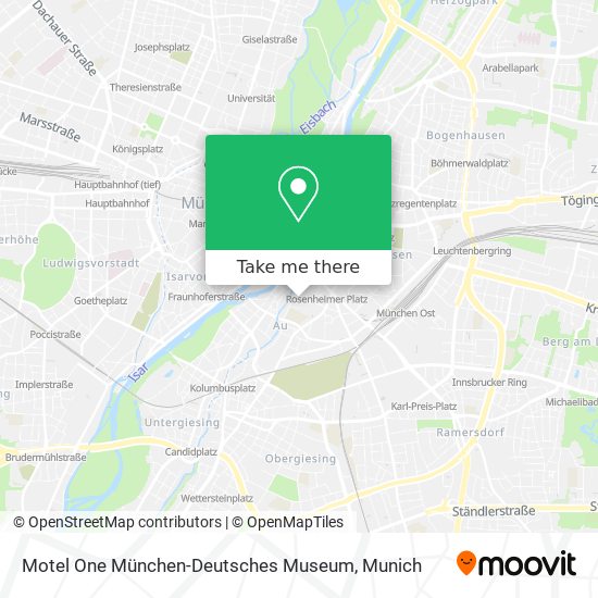 Motel One München-Deutsches Museum map