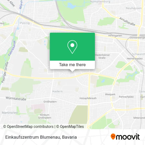 Карта Einkaufszentrum Blumenau