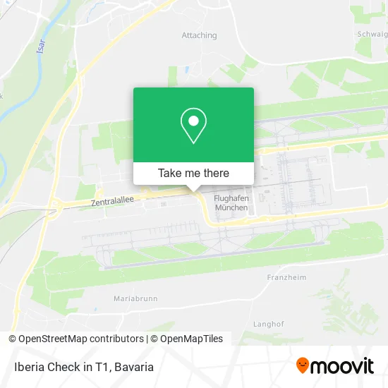 Карта Iberia Check in T1