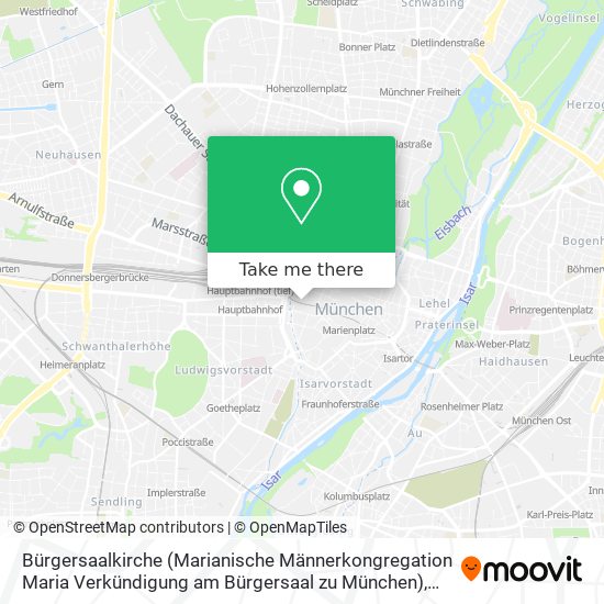 Bürgersaalkirche (Marianische Männerkongregation Maria Verkündigung am Bürgersaal zu München) map