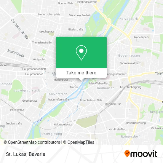 St. Lukas map