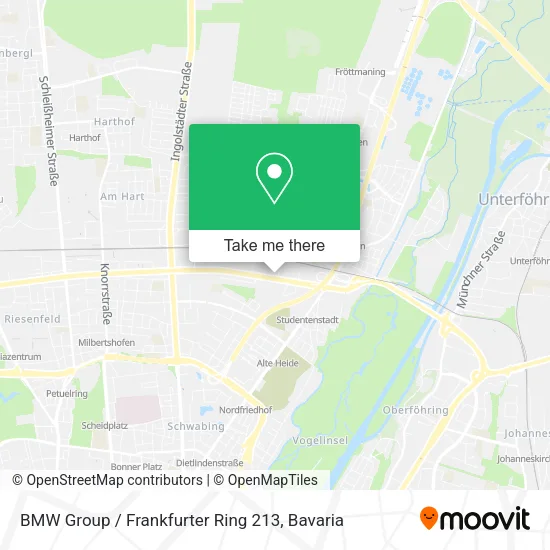 Карта BMW Group / Frankfurter Ring 213