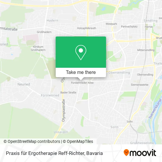 Карта Praxis für Ergotherapie Reff-Richter