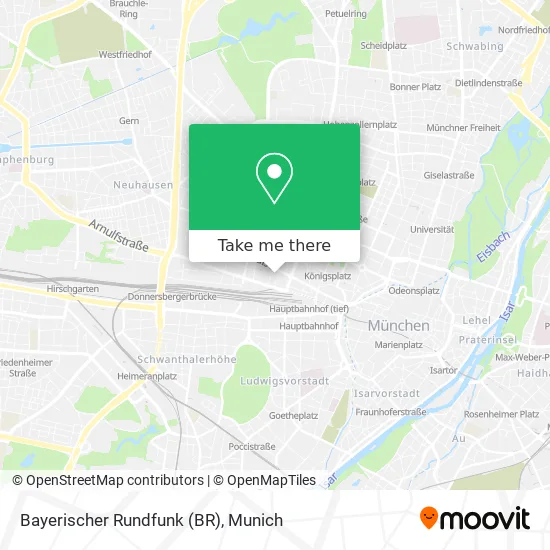 Карта Bayerischer Rundfunk (BR)