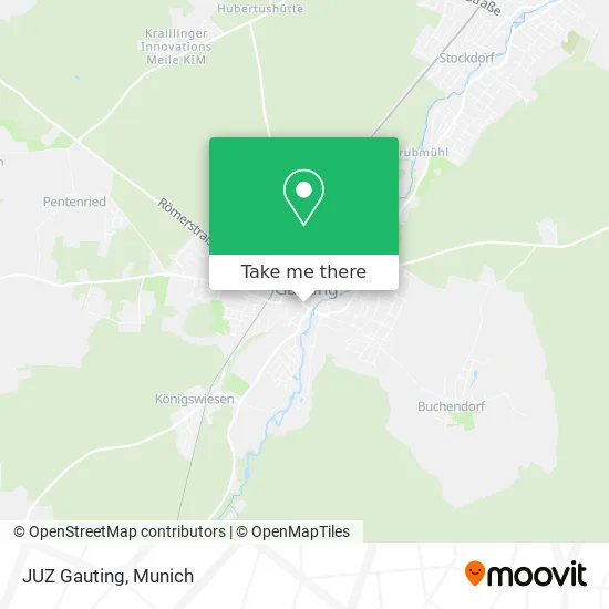 Карта JUZ Gauting