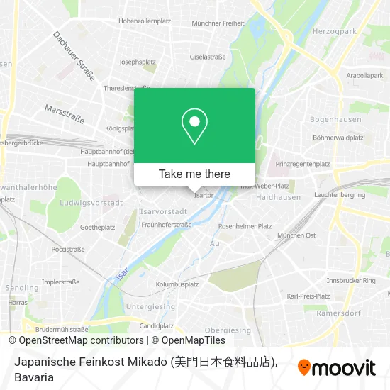 Japanische Feinkost Mikado (美門日本食料品店) map