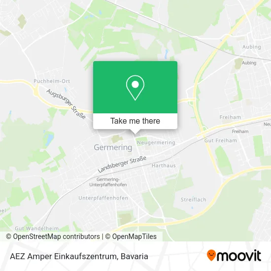 Карта AEZ Amper Einkaufszentrum