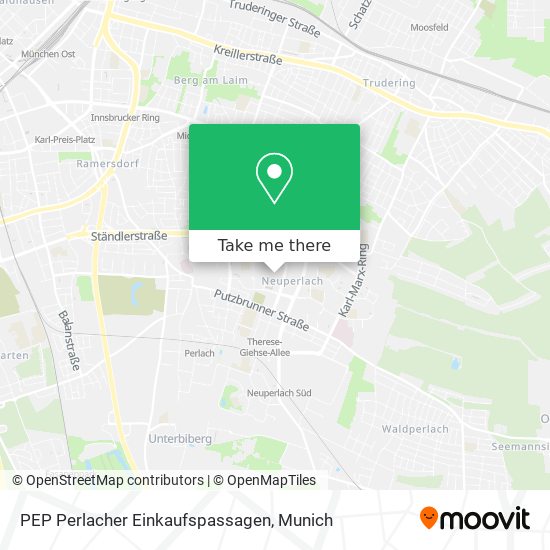 PEP Perlacher Einkaufspassagen map