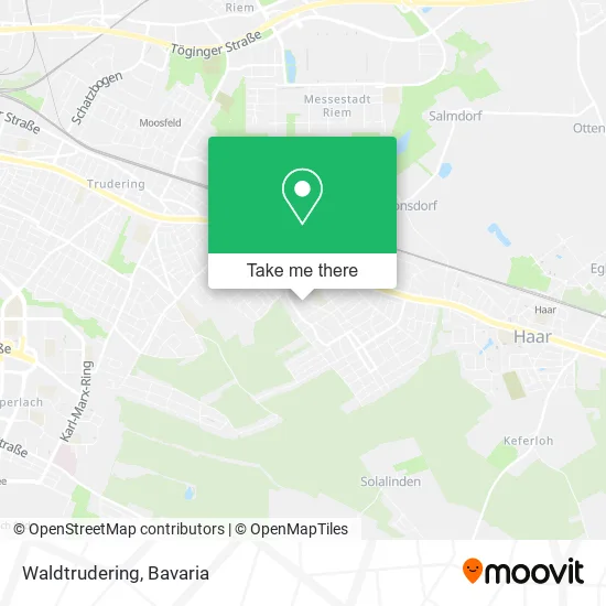Waldtrudering map