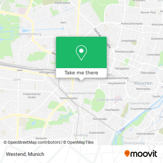 Westend map