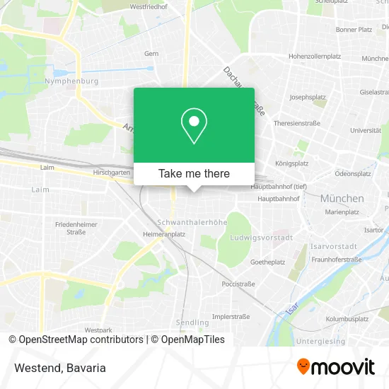 Карта Westend