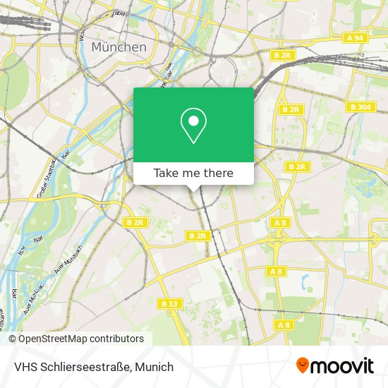 VHS Schlierseestraße map