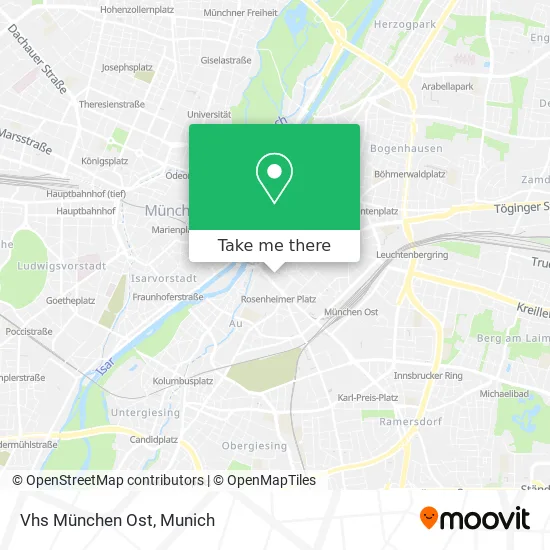Карта Vhs München Ost