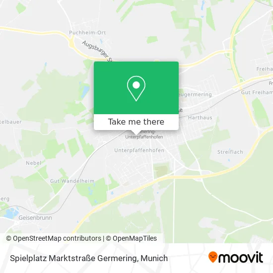 Карта Spielplatz Marktstraße Germering