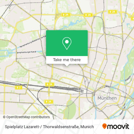 Spielplatz Lazarett-/ Thorwaldsenstraße map