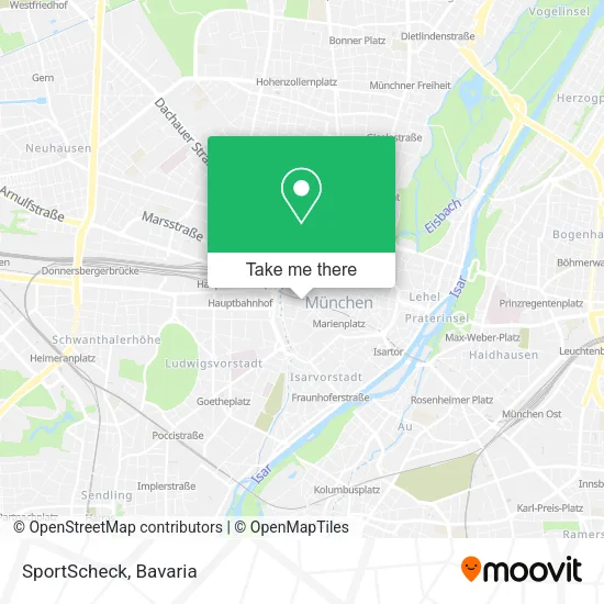SportScheck map