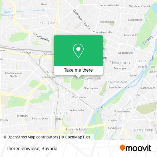 Карта Theresienwiese