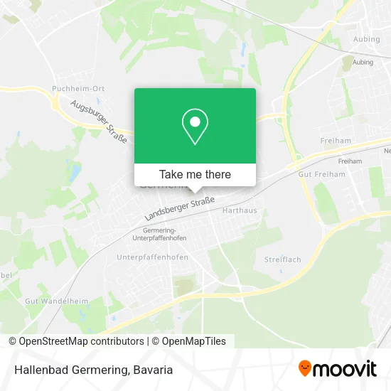 Карта Hallenbad Germering