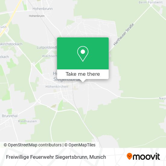Freiwillige Feuerwehr Siegertsbrunn map