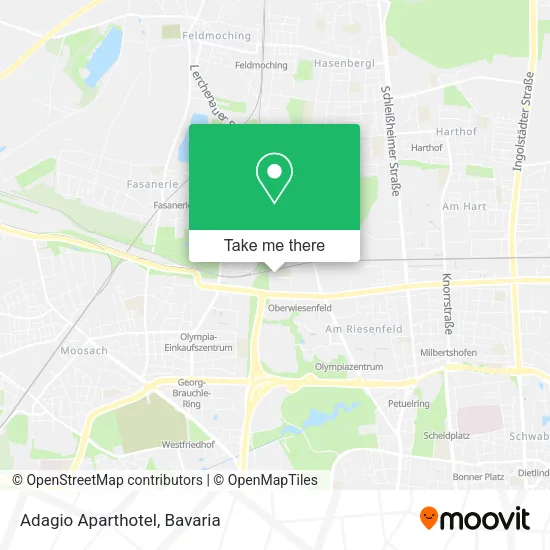 Карта Adagio Aparthotel