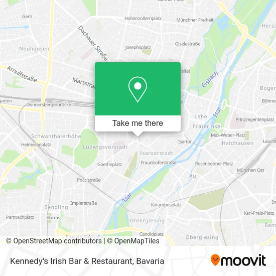 Карта Kennedy's Irish Bar & Restaurant