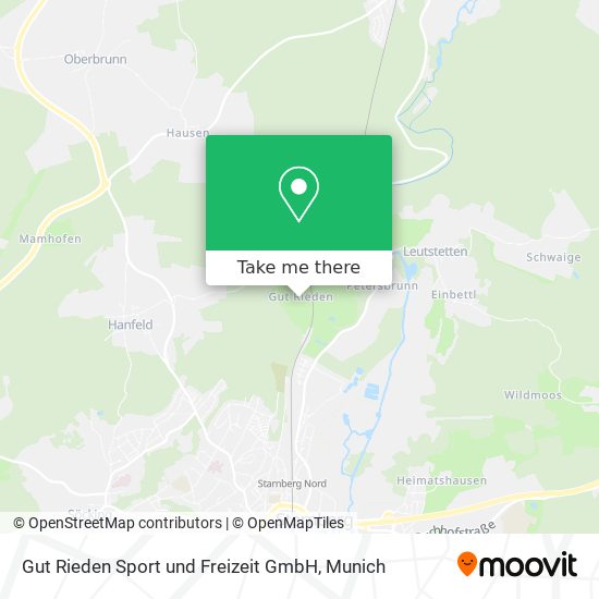 Gut Rieden Sport und Freizeit GmbH map