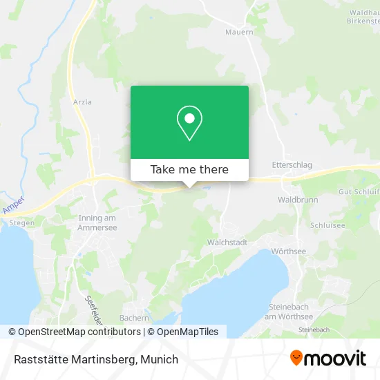 Raststätte Martinsberg map