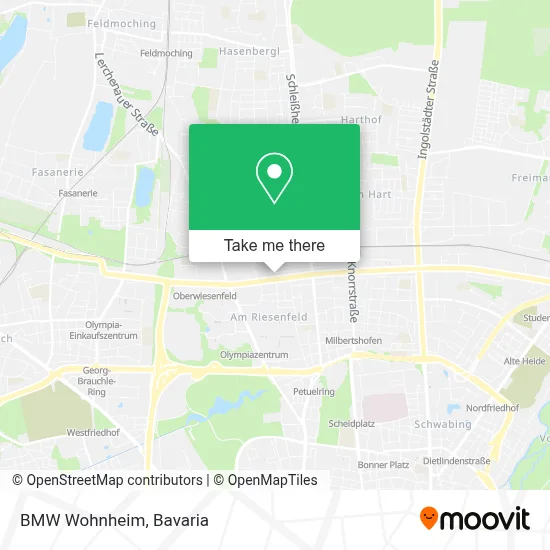 BMW Wohnheim map