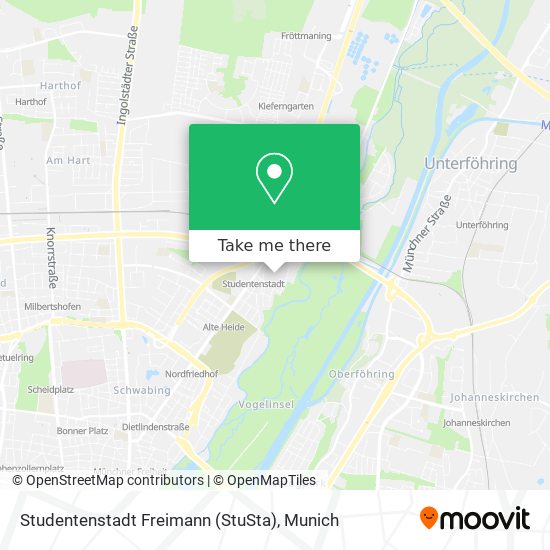 Studentenstadt Freimann (StuSta) map