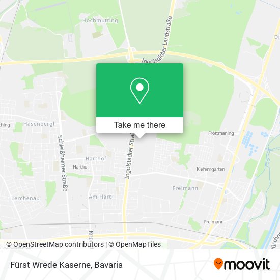Fürst Wrede Kaserne map