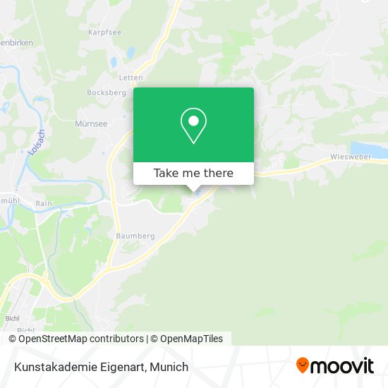 Kunstakademie Eigenart map