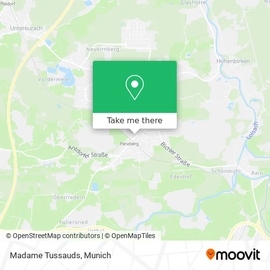 Карта Madame Tussauds