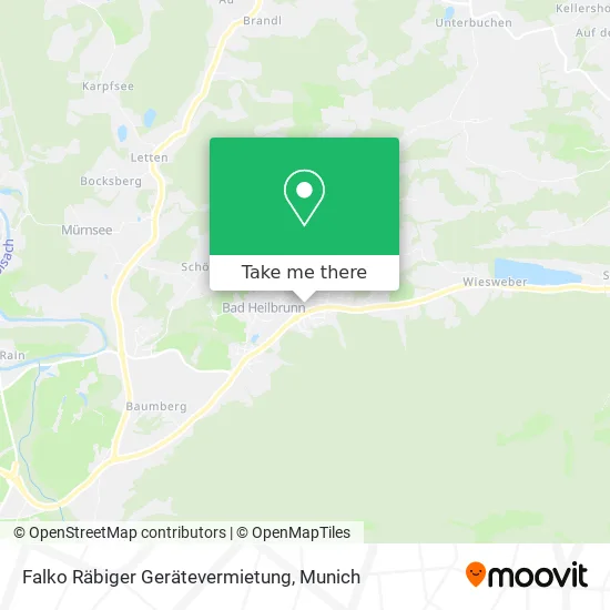 Карта Falko Räbiger Gerätevermietung