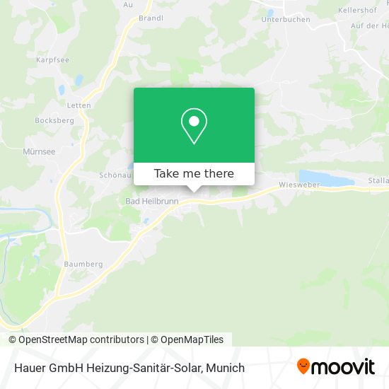 Hauer GmbH Heizung-Sanitär-Solar map