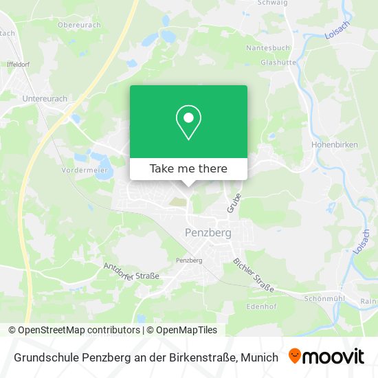 Grundschule Penzberg an der Birkenstraße map