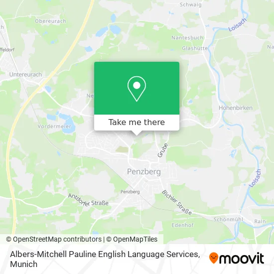 Карта Albers-Mitchell Pauline English Language Services