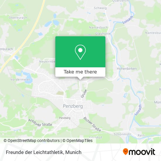 Freunde der Leichtathletik map