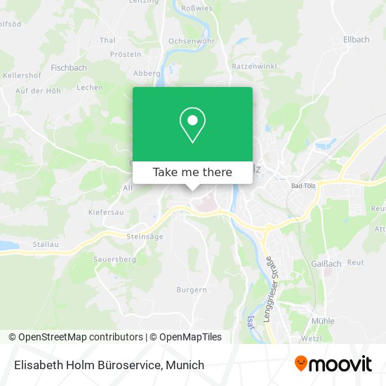 Elisabeth Holm Büroservice map