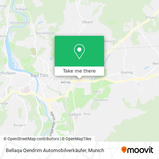 Bellaqa Qendrim Automobilverkäufer map
