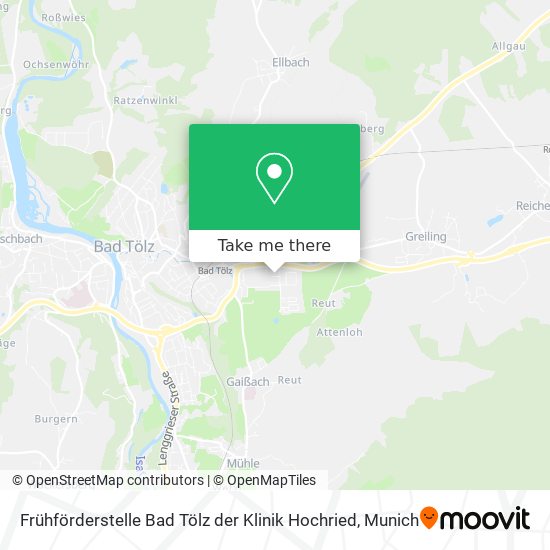 Frühförderstelle Bad Tölz der Klinik Hochried map