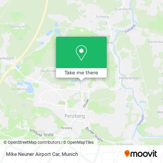 Mike Neuner Airport Car map