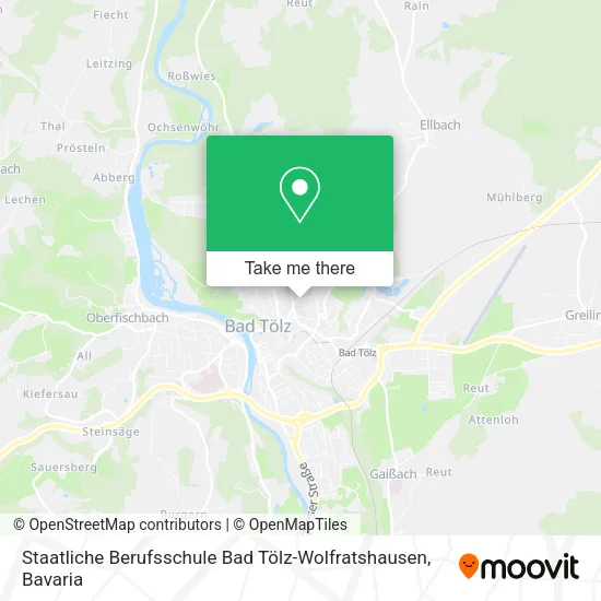 Staatliche Berufsschule Bad Tölz-Wolfratshausen map