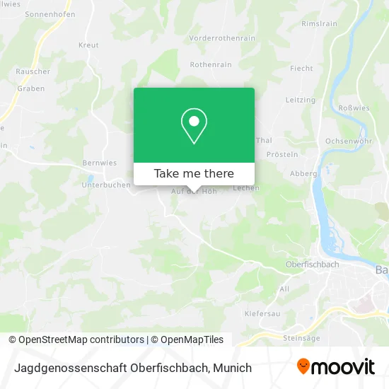 Карта Jagdgenossenschaft Oberfischbach