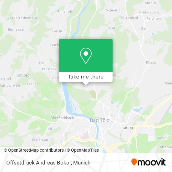 Offsetdruck Andreas Bokor map